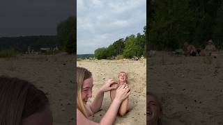 Experiment 49: Korova Gets Revenge on Sherri at the Beach! Sherri's Feet Tickled in Public!