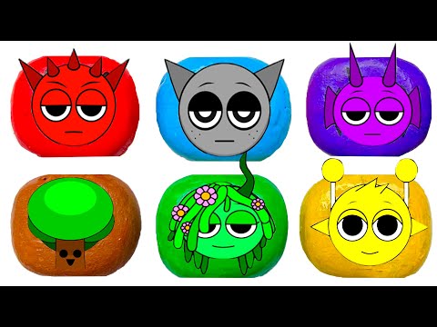 GUESS which Sprunki character will come out of the cubes |ASMR