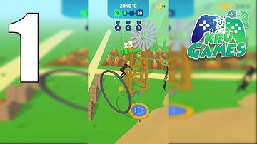 Flip Jump Stack! Gameplay Walkthrough #1 (Android, IOS)