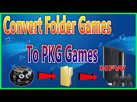 모든 Han Exploited PS3 콘솔에 대해 PS3 폴더 게임을 PKG로 변환하는 방법
