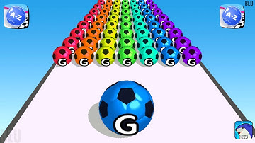 A-Z Run 🔵🦫♦️ MAX LEVELS Gameplay Walkthrough ios,Android NEW UPDATE ball run 2048