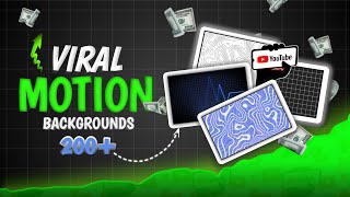 200+ Viral Motion Backgrounds Pack| Get Free Motion Backgrounds like @Algrow @decodingyt  #youtube
