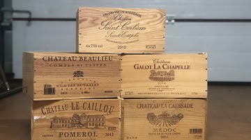 DIY WINE BOXES SHELF