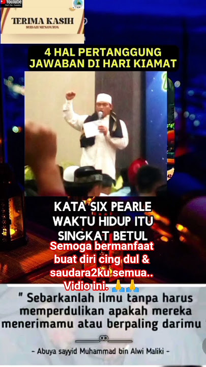 #mjlisilmu #syiardakwah #kalamilmu #muhasabahdiri #muhasabahfiddin