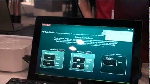 Oracle Java & IoT TeleHealth Demo at HIMSS 2014
