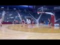 Sophie Louderback with the spinning bucket for Upton in the Class 1A quarterfinals.
