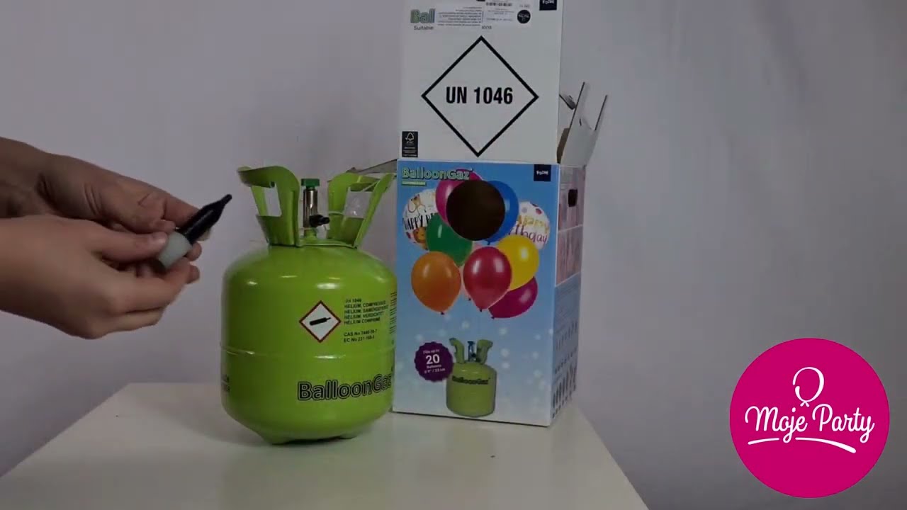 Jak nafouknout balónek heliem