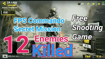 FPS Commando Secret Mission-Free Shooting Game Video-Android Gameplay