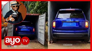 VIDEO: TAZAMA DIAMOND PLATNUMZ AKIPOKEA GARI LAKE LA THAMANI ROLLS ROYCE LIKISHUSHWA NYUMBANI KWAKE