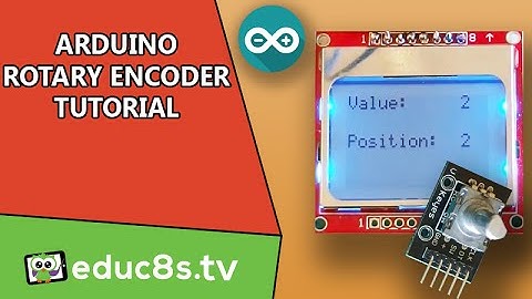 Arduino Tutorial: Rotary Encoder Tutorial on Arduino Mega with Nokia 5110 display