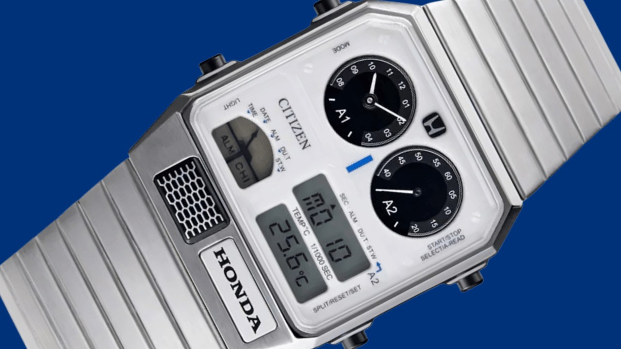 Citizen x Honda Ana-Digi Temp 2026 Prelude – The Coolest JDM Watch
