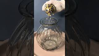 ♻️ Blue &amp; Gold Chaos in the Jar | ASMR Reverse