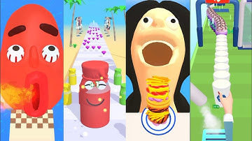 Sandwich Runner, Juice Run, Burger Run, Coffee Run, Gameplay Walkthrough Android, IOS