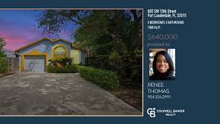 Just Listed- 605 SW 15th ST FORT LAUDERDALE, FL 33315