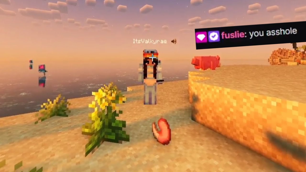 Offstream Rae gets tricked into committing animal abuse in Minecraft Cobblemon