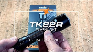 Fenix TK22R Tactical Flashlight Operational and Features Demonstration