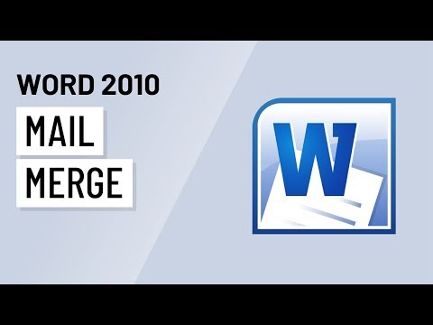 Word 2010: Mail Merge