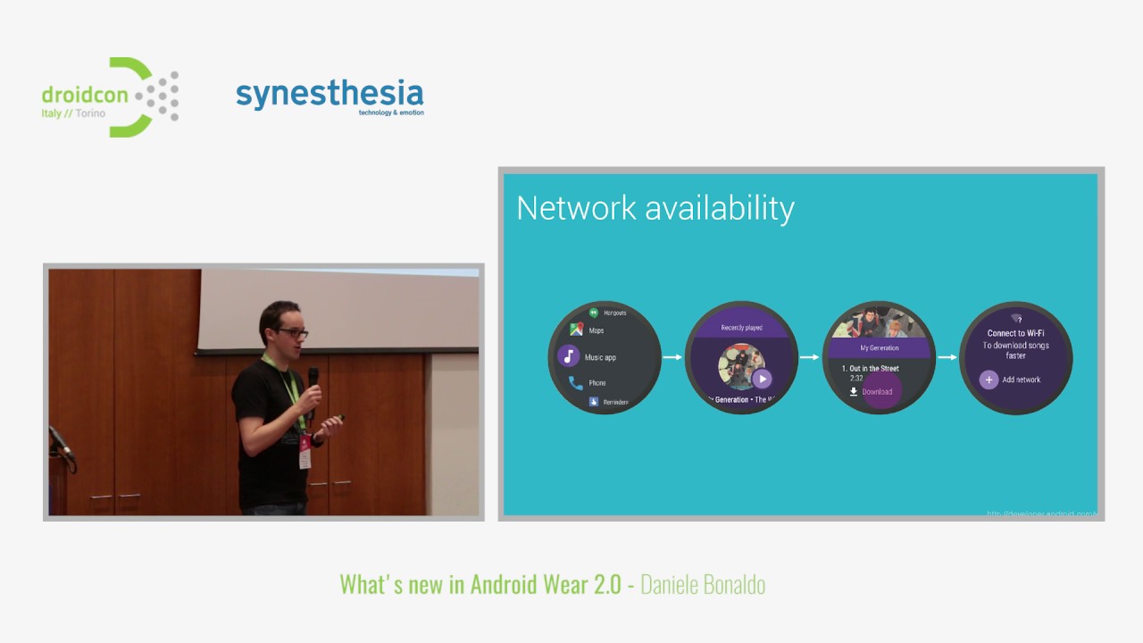 Droidcon Italy 2017 // What’s new in Android Wear 2.0 - Daniele Bonaldo