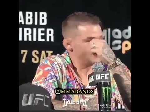 Дастин Порье заплакал после Боя с Хабибом // Dustin Poirier after Fight