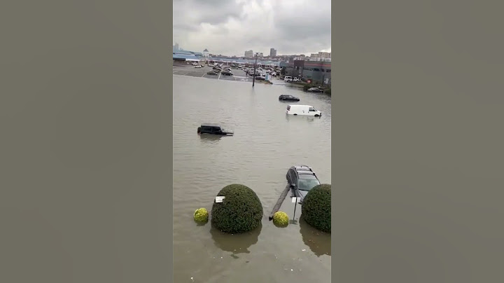 Christmas Week Storm Floods Edgewater, New Jersey