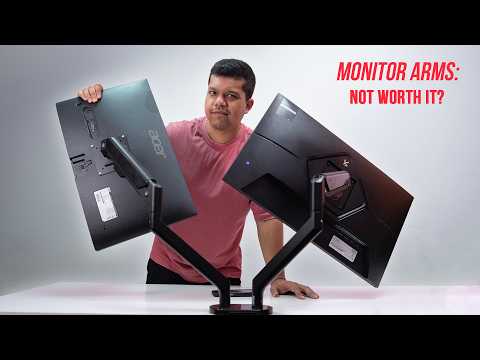 Should You Buy A Monitor Arm? Pros, Cons and My Experience! (Hindi)