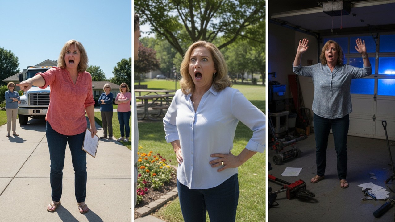 HOA Queen Cuts Brakes – Begs on Knees for Mercy