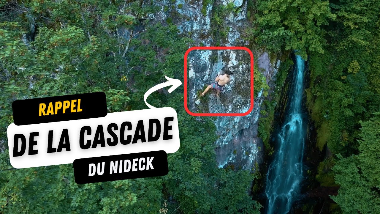 La cascade du Nideck en rappel