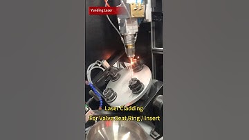 Laser cladding for valve seat ring #valveseatring #valveseatinsert #valveseat