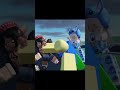 bacon and noob vs the toxic e girls bus stop fighting | roblox #roblox #robloxedit #robloxanimation
