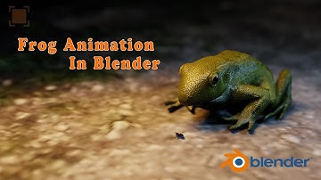 Low Poly Frog Animation in Blender