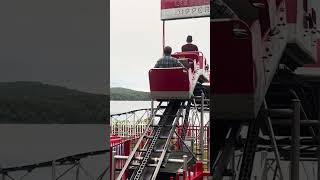 Riding Little Dipper at Quassy Lake Park