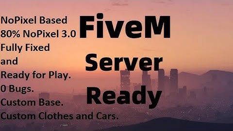 FiveM Custom Server inspired by Nopixel v3 for Sell | 80% looks like NoPixel v3 Discord: QBCore#9852