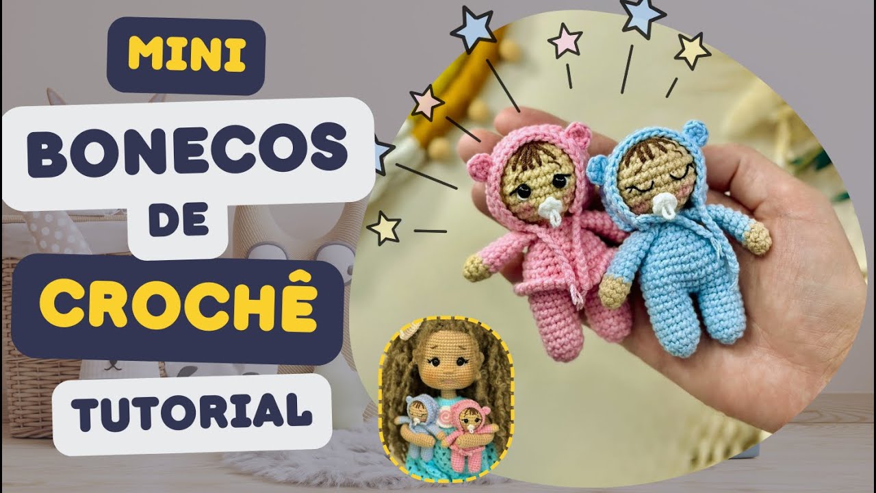 Passo a Passo: Mini Boneco de Crochê Amigurumi
