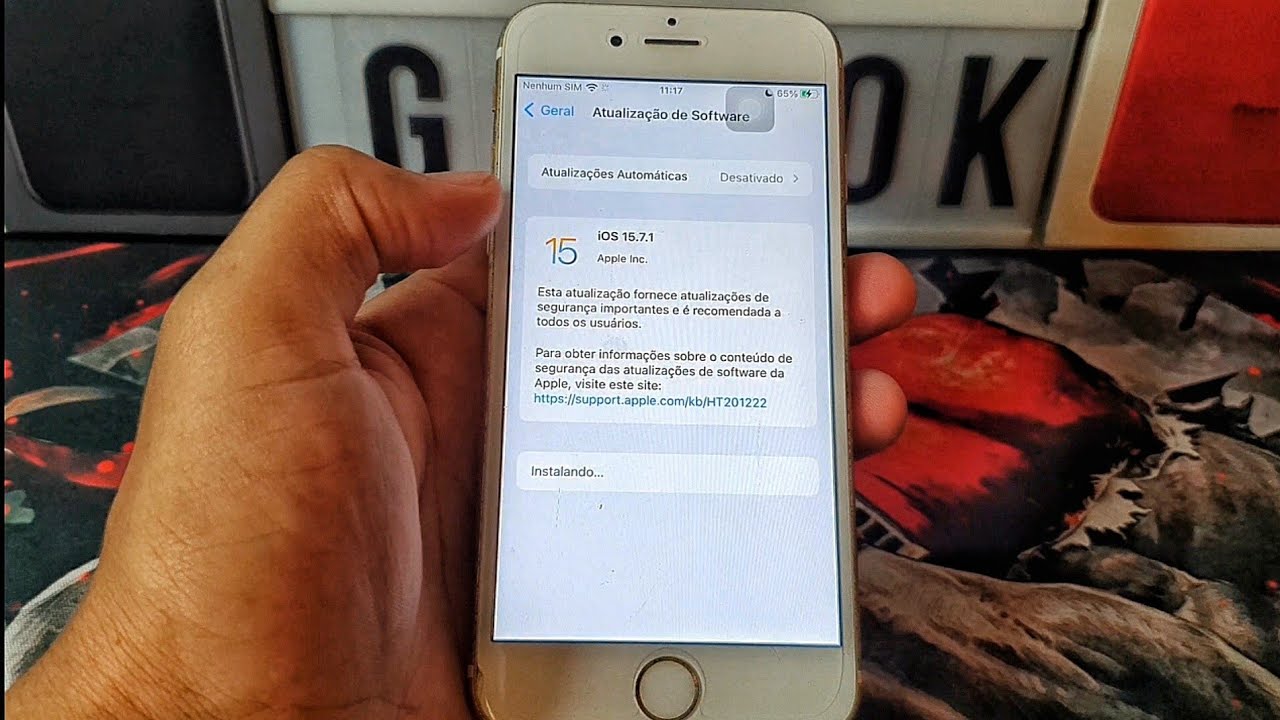 MEU IPHONE 6S DEU RUIM COM A NOVA ATUALIZAÇÃO DO IOS! OLHA NO QUE DEU!😱 YouTube