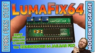 Building, Installing and Adjusting the Lumafix64 Jailbar fix for C64 - PCBWay Link!