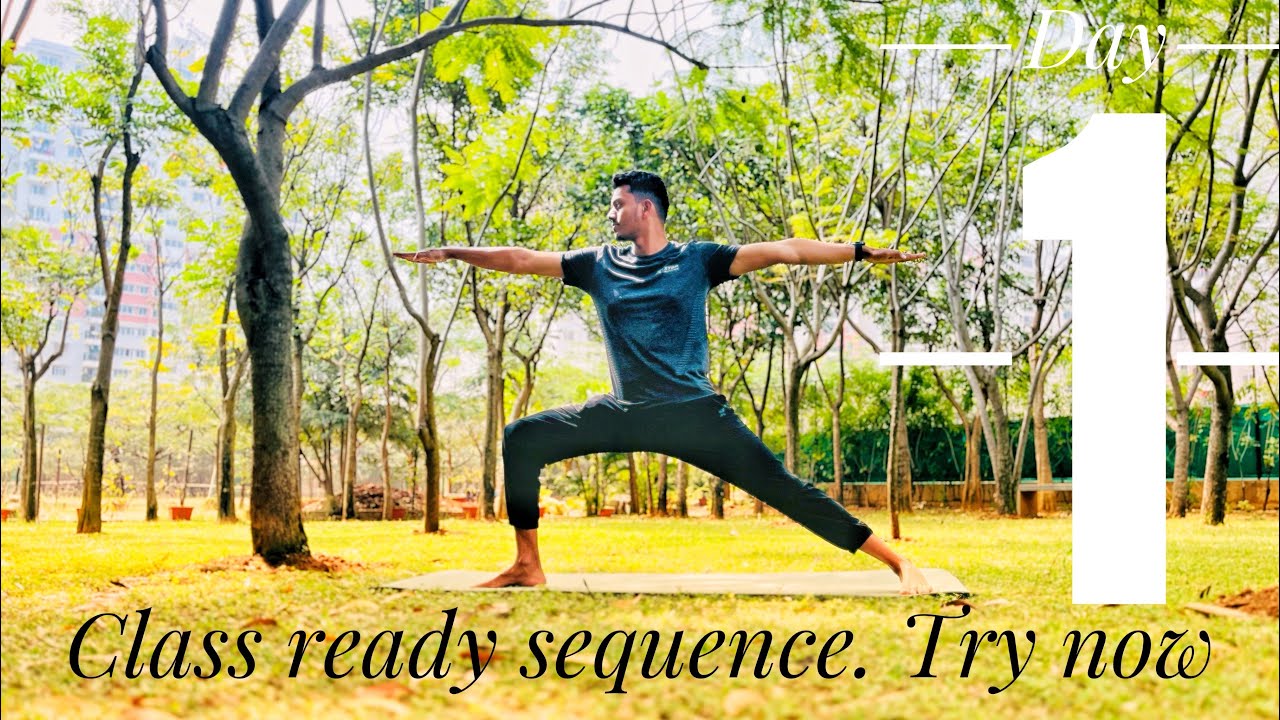Day 1 | Beginner Flow Yoga | Class-Ready Full Body Flow | Yoga For Beginners | 