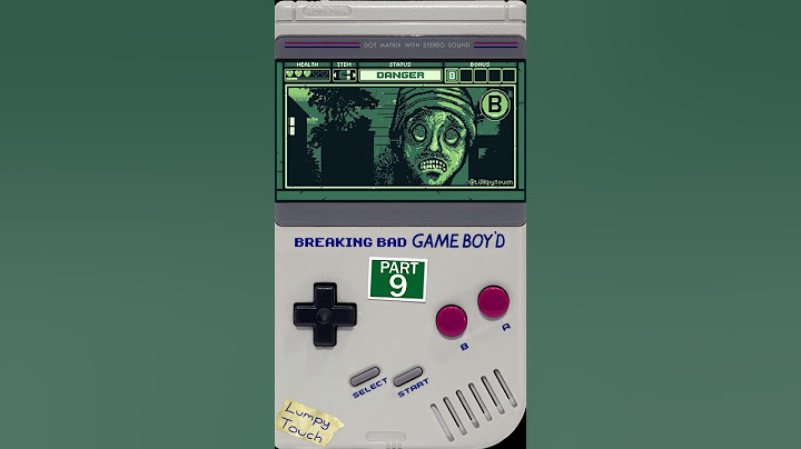 Why are you running, Jesse? - Breaking Bad Gameboy'd Part 9