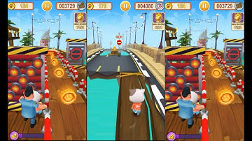 Mix Games!!! Subway Princess / CatRunner Talking / Bus Rush / Run Forrest - Reverse/Normal Gameplay.