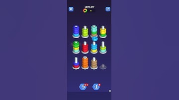 Nut Sort Gameplay - Level 397 | Sorting Puzzle Challenge #androidgaming #gamingcommunity #nutsort