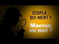 Ecopla  qui ment  macron ou moi  reportage