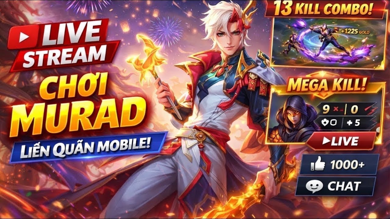LIVE TOP MURAD gánh team | LIÊN QUÂN MOBILE