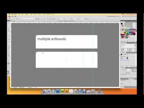 How To Use Multiple Artboards in Adobe Illustrator CS4 CS5 - YouTube