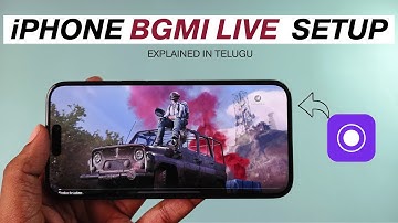BGMI Youtube Live Using iPhone | iPhone Live Stream Setup in Telugu | Crazy Gamer