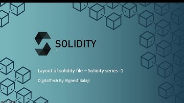 Introduction to Solidity - Solidity Series-1 #solidity #blockchain #smartcontracts #ethereum #evm