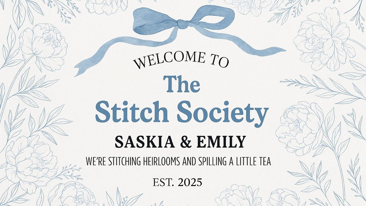 Подкаст Stitch Society №1: Добро пожаловать в наш подкаст о рукоделии!
