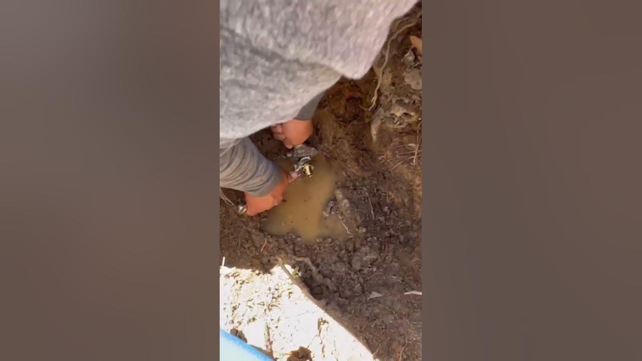 How to replace the main water line, house to meter! #construction #