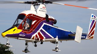 Kaman K-1200 K-MAX Intermeshing Rotors Helicopter Hover Check & Takeoff, etc.