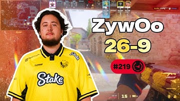☢️ ZYWOO 26-9 POV: FACEIT DESTRUCTION (Inferno) | 3776 ELO