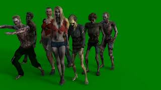 ZOMBIE GREEN SCREEN