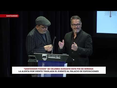 David Bustamante recibe el premio "Bocarte de plata" 2023 de Santander Foodie
